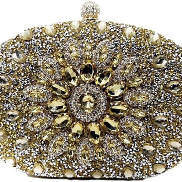 Evening Bags for Women Sparkly Rhinestone Clutch Purses Luxury Handbags for Wedd